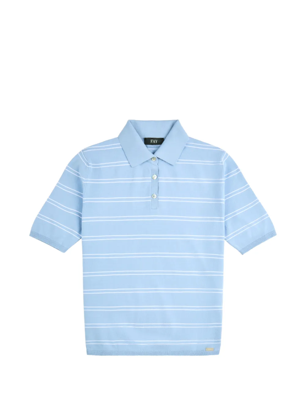 Fay Polo a righe orizzontali - Blu