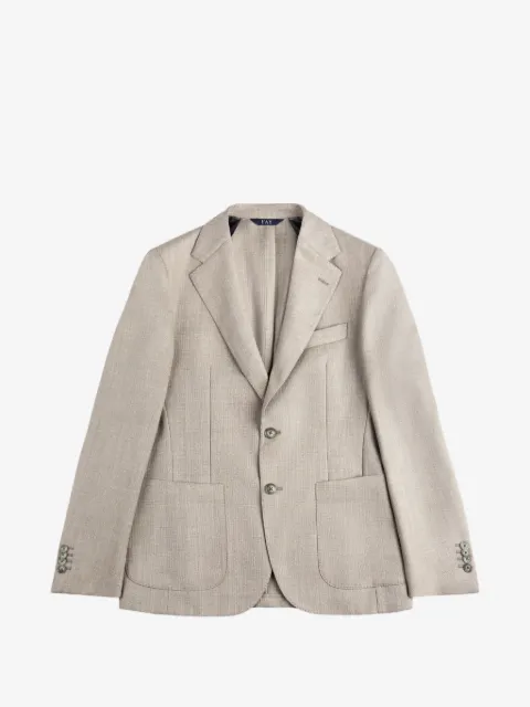 Fay single-breasted deconstructed jacket