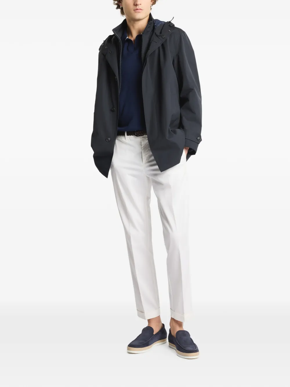 Fay Morning parka Blauw