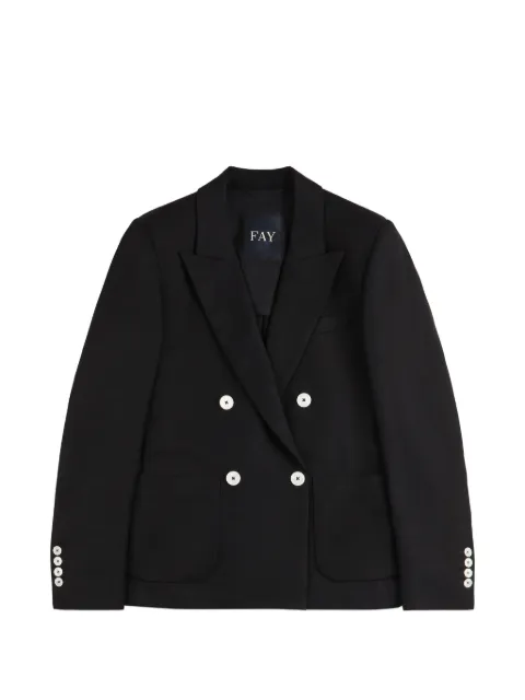 Fay blazer con solapas de pico