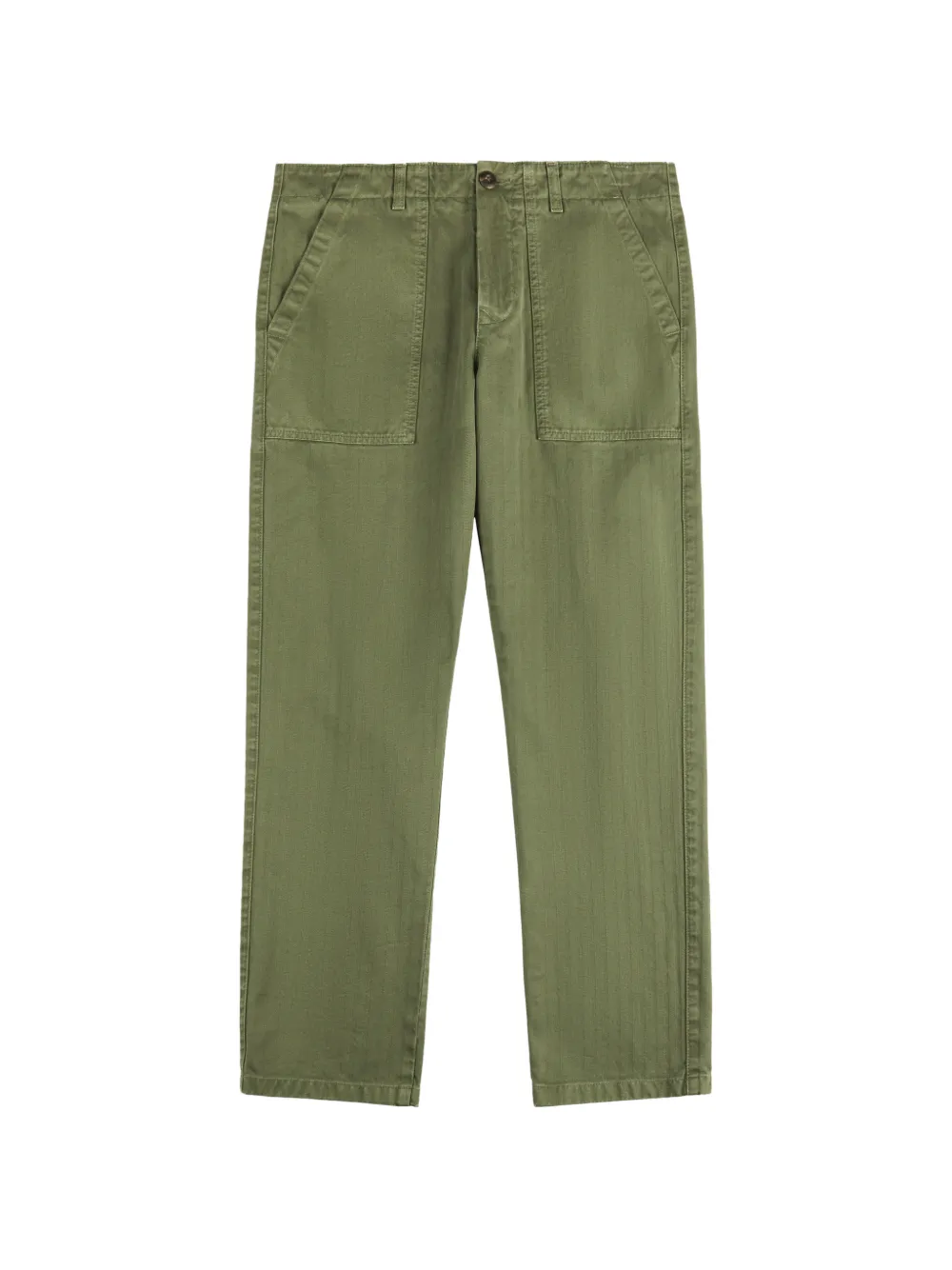 Fay Archive herringbone trousers - Verde