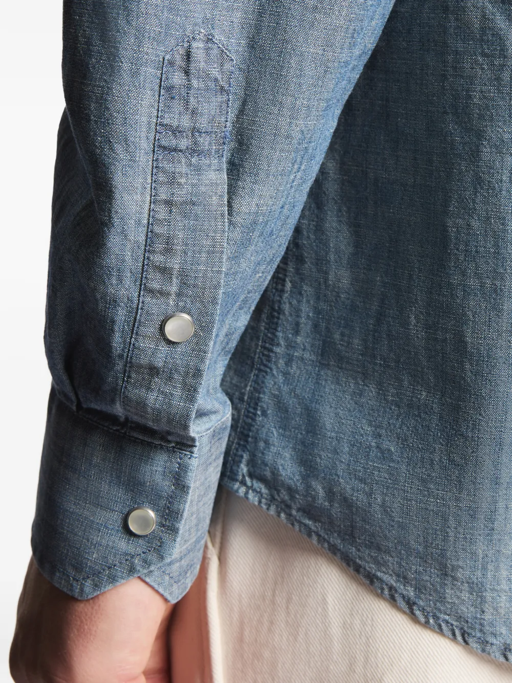 Fay Archive overhemd met klepzak Blauw