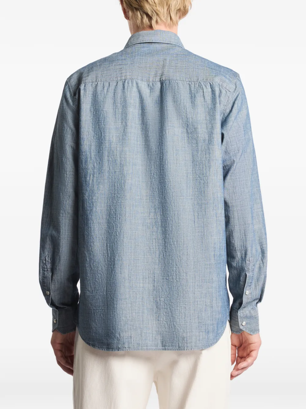 Fay Archive overhemd met klepzak Blauw
