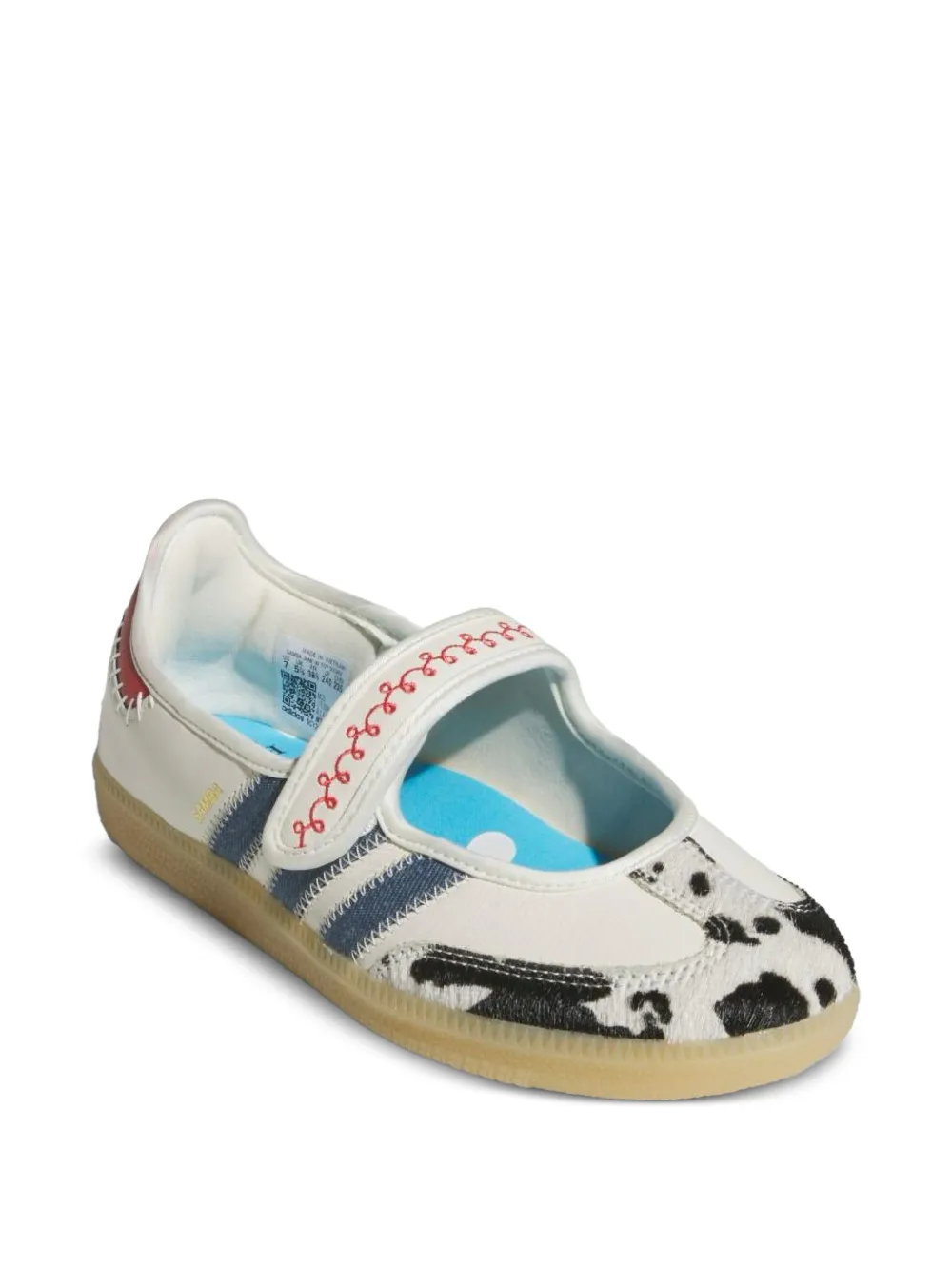 adidas x Toy Story Samba Jane ballerina's met koe-print Wit