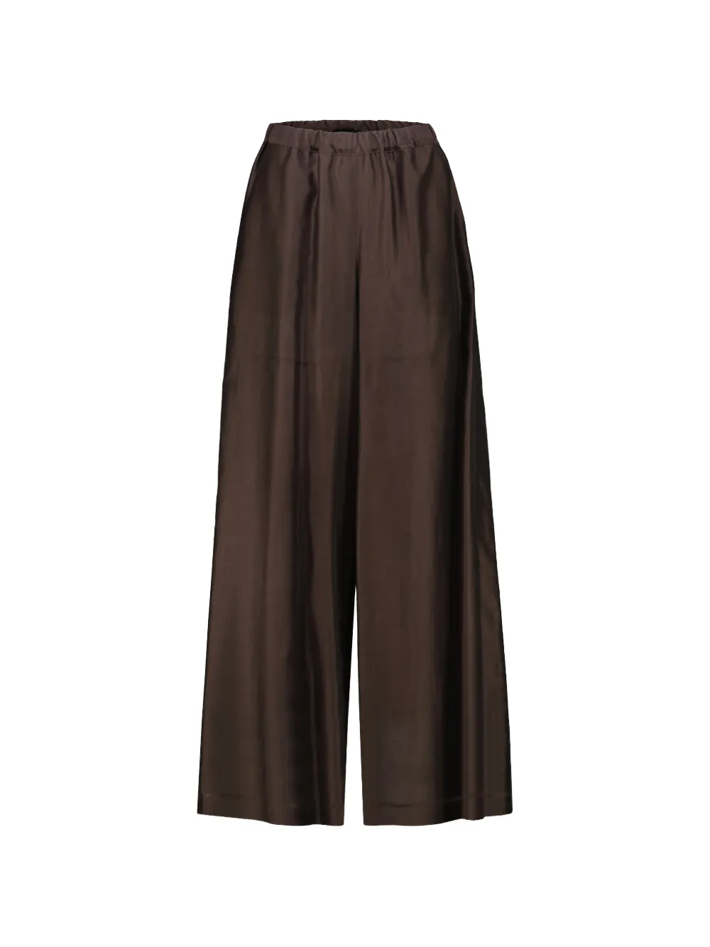 DRHOPE sheer wide-leg trousers - Marrone