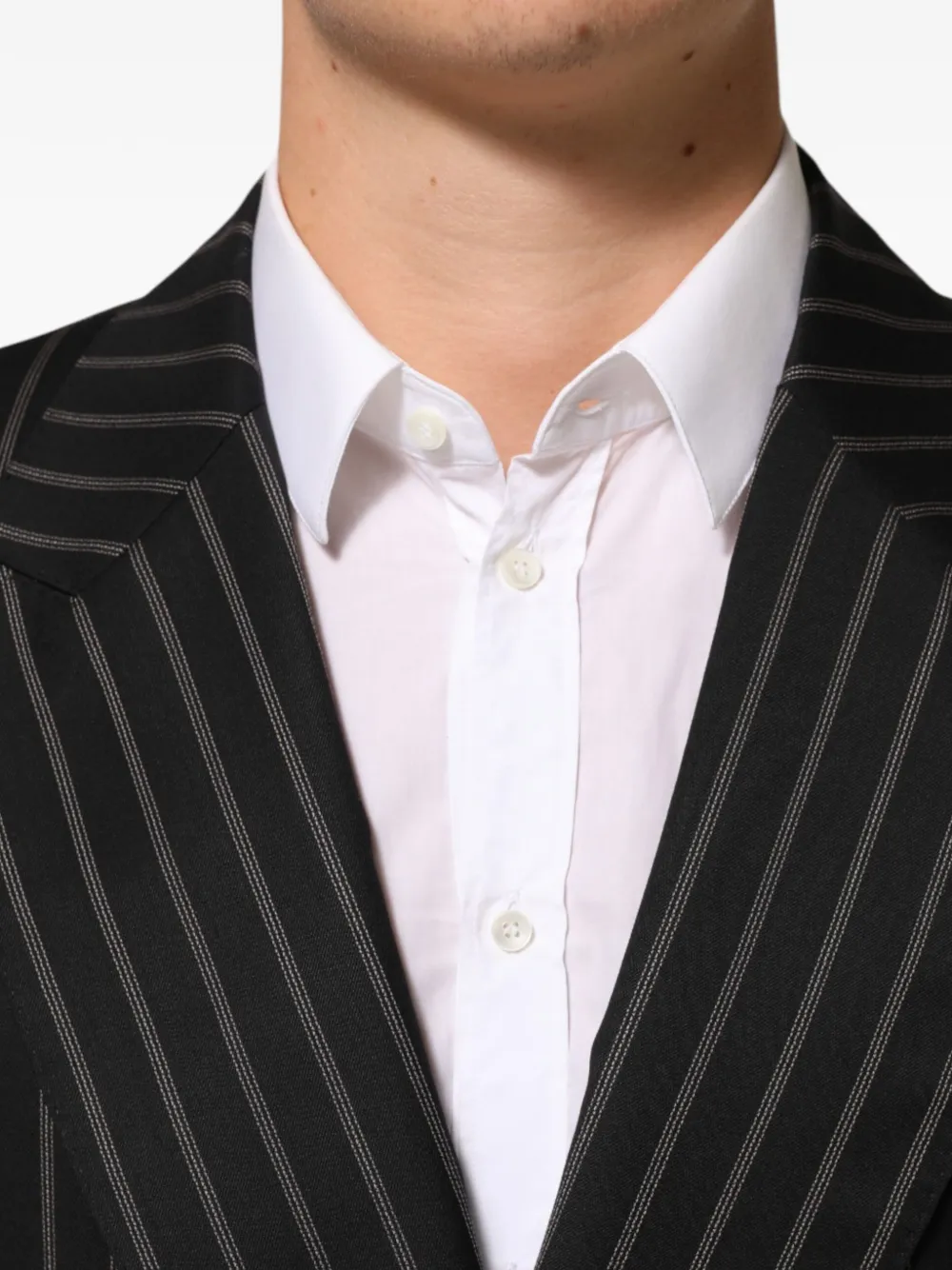 Dolce & Gabbana Sicilia blazer met krijtstreep Zwart