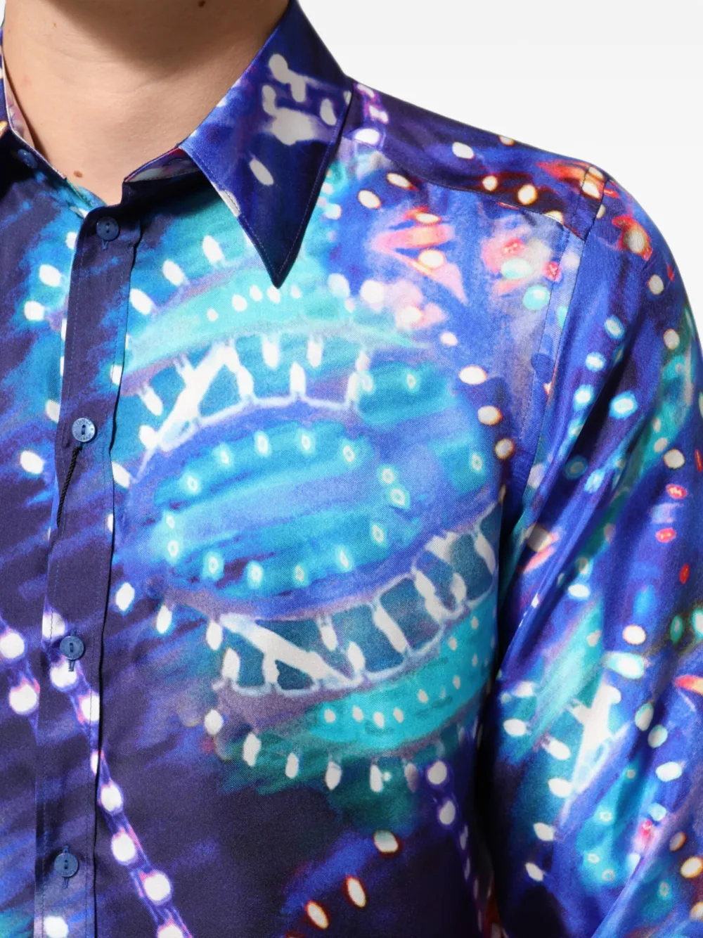 Dolce & Gabbana Luminarie Martini overhemd Blauw
