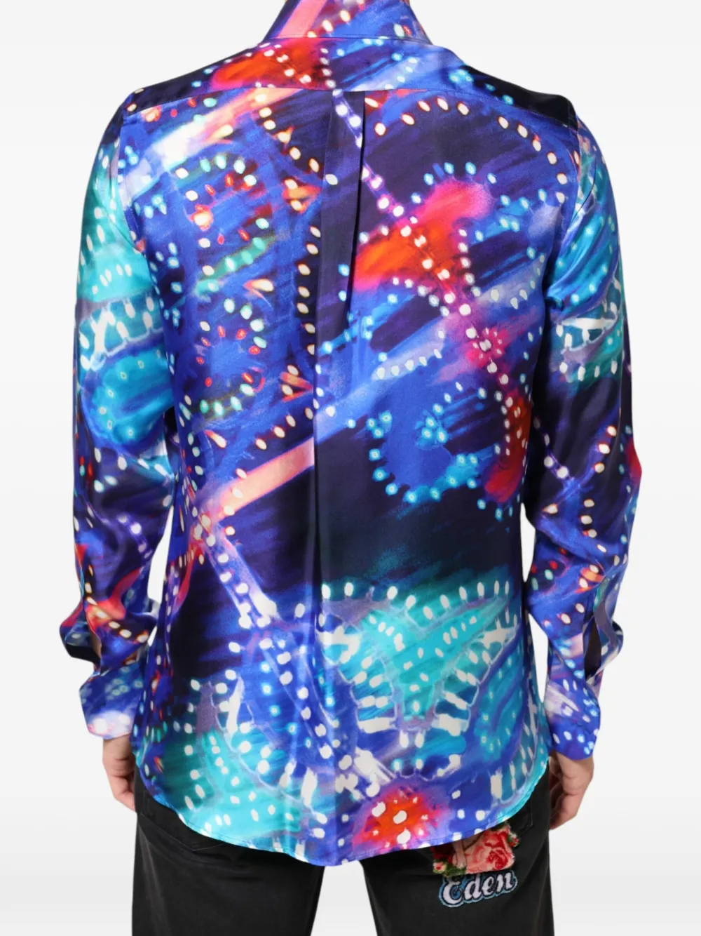 Dolce & Gabbana Luminarie Martini overhemd Blauw