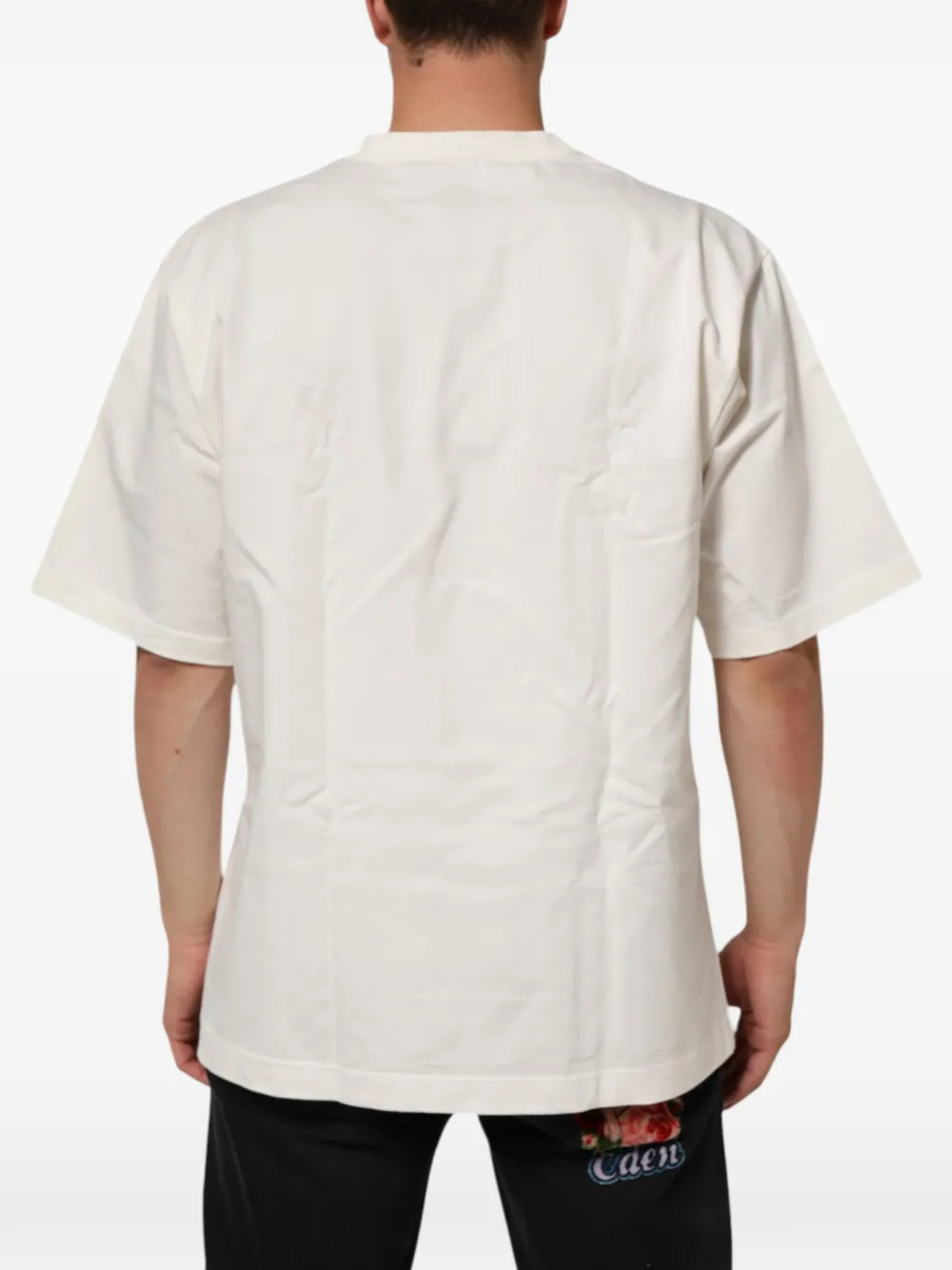 Dolce & Gabbana Katoenen T-shirt met logoprint Wit