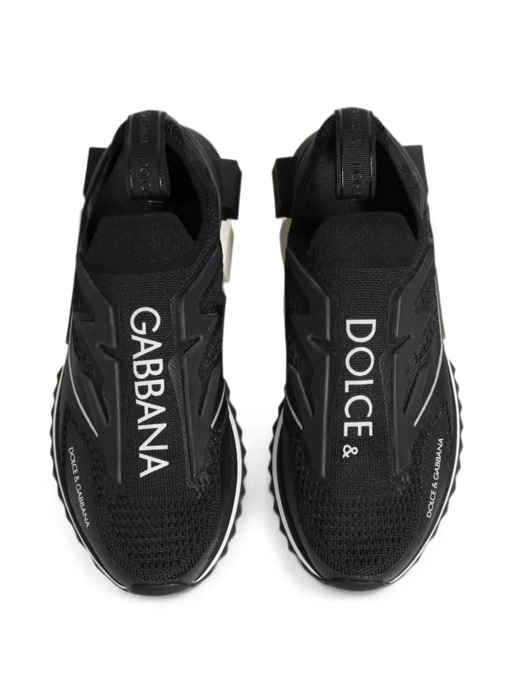 Dolce & Gabbana Sorrento stretch sneakers Zwart