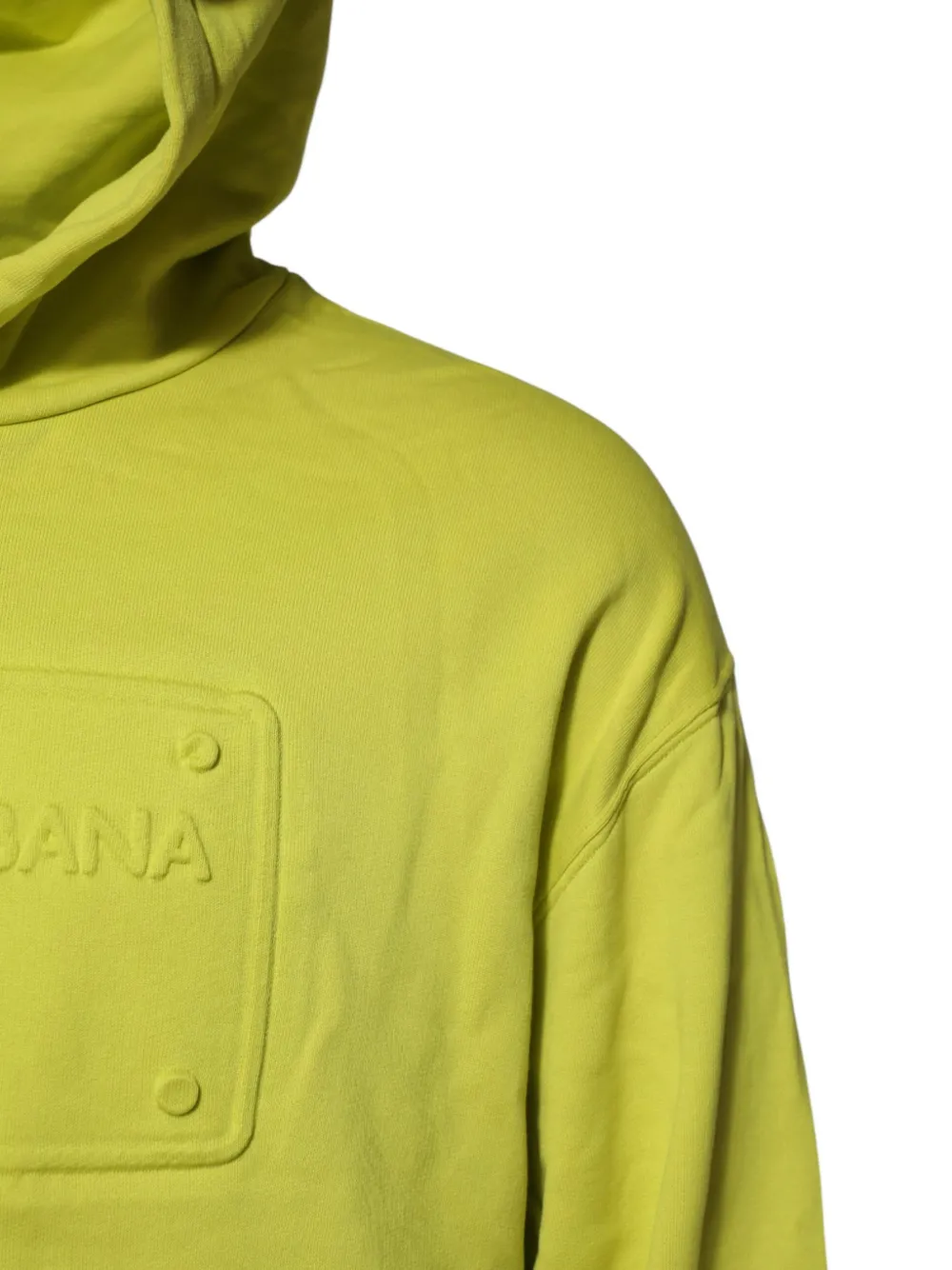 Dolce & Gabbana Hoodie met logo-reliëf Groen
