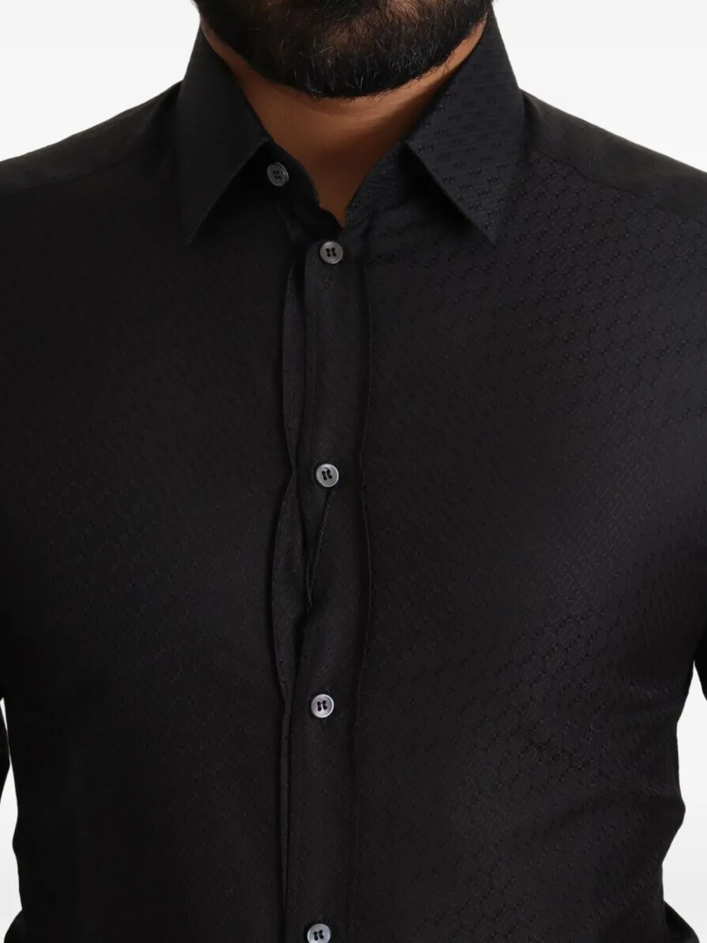 Dolce & Gabbana Overhemd met lange mouwen Zwart