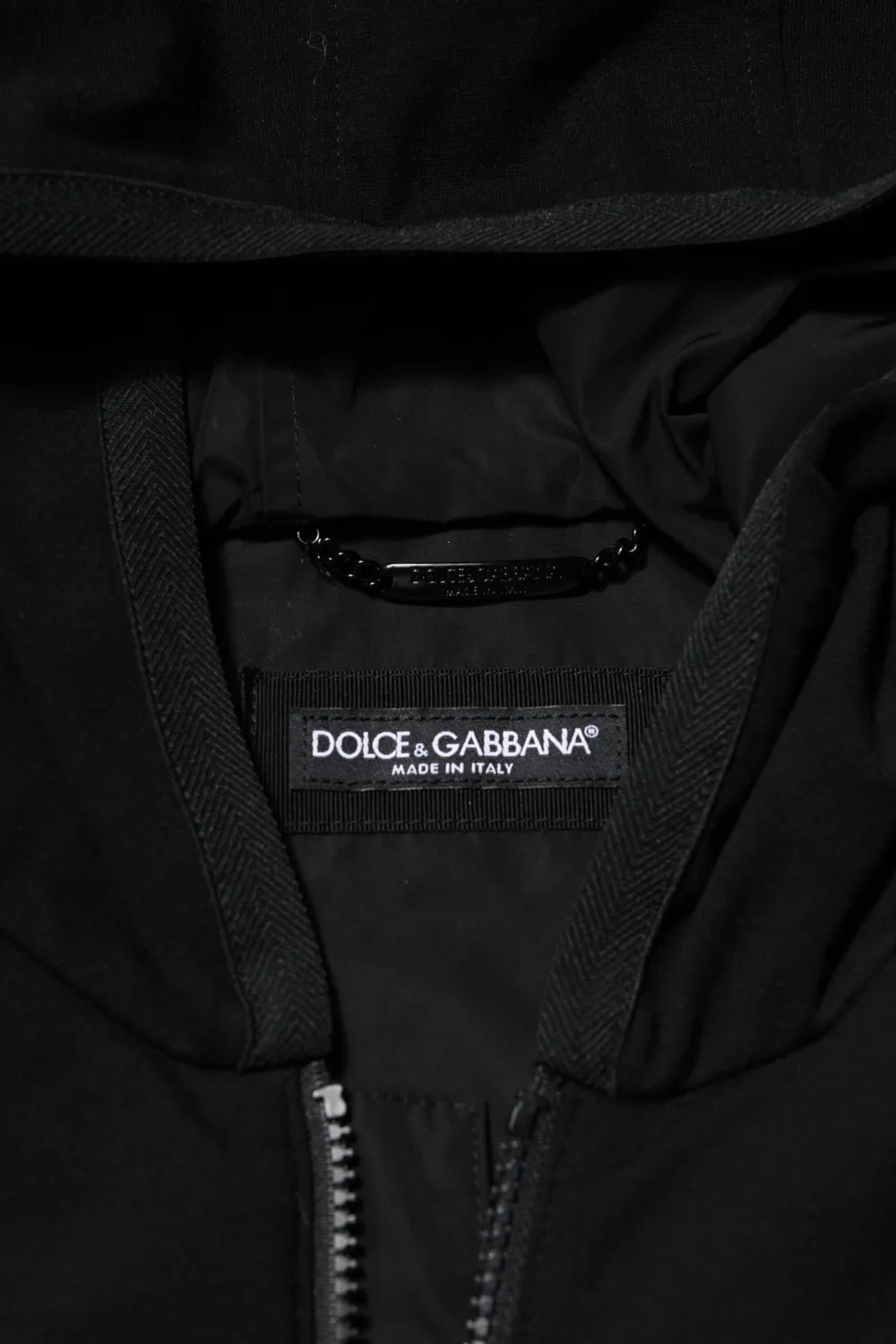 Dolce & Gabbana Hoodie met logoplakkaat Zwart