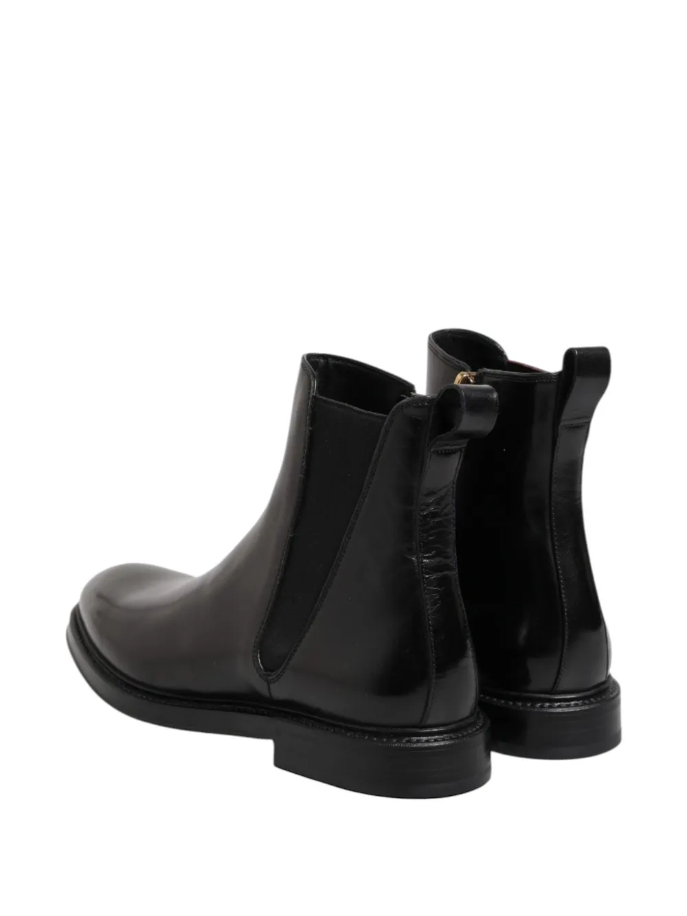 Dolce & Gabbana Leren Chelsea laarzen Zwart