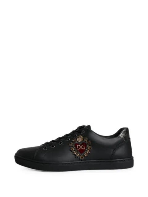 Dolce & Gabbana Sacred Heart leather sneakers