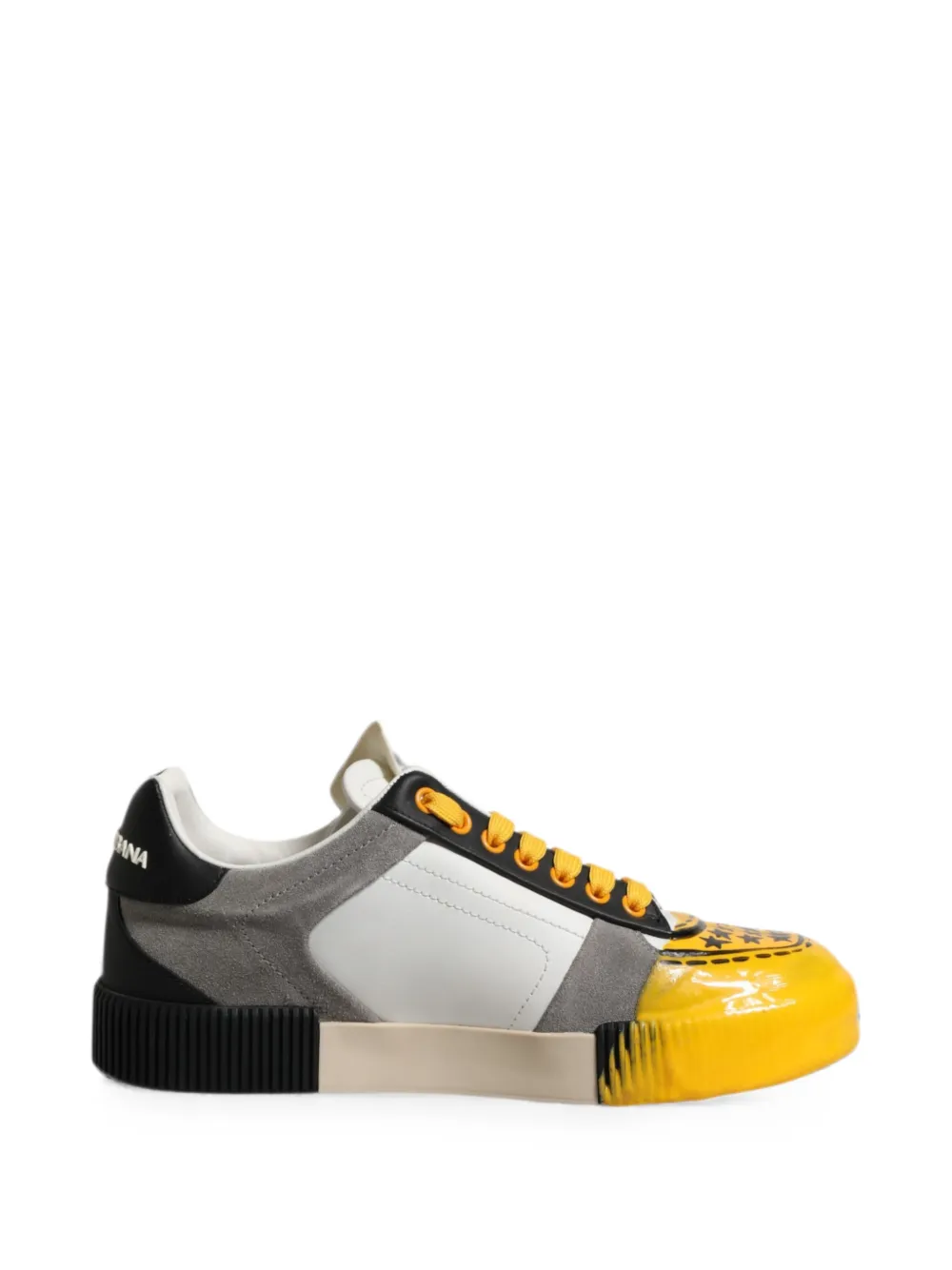 Dolce & Gabbana Miami Sneakers mit Einsätzen - Gelb