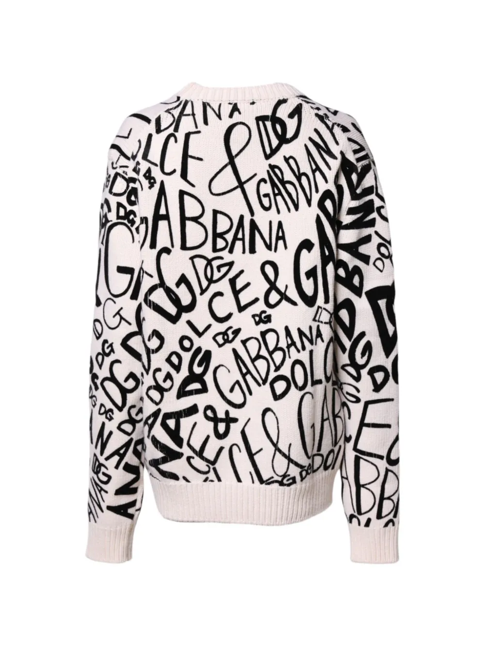 Dolce & Gabbana Trui met graffiti-logo Wit