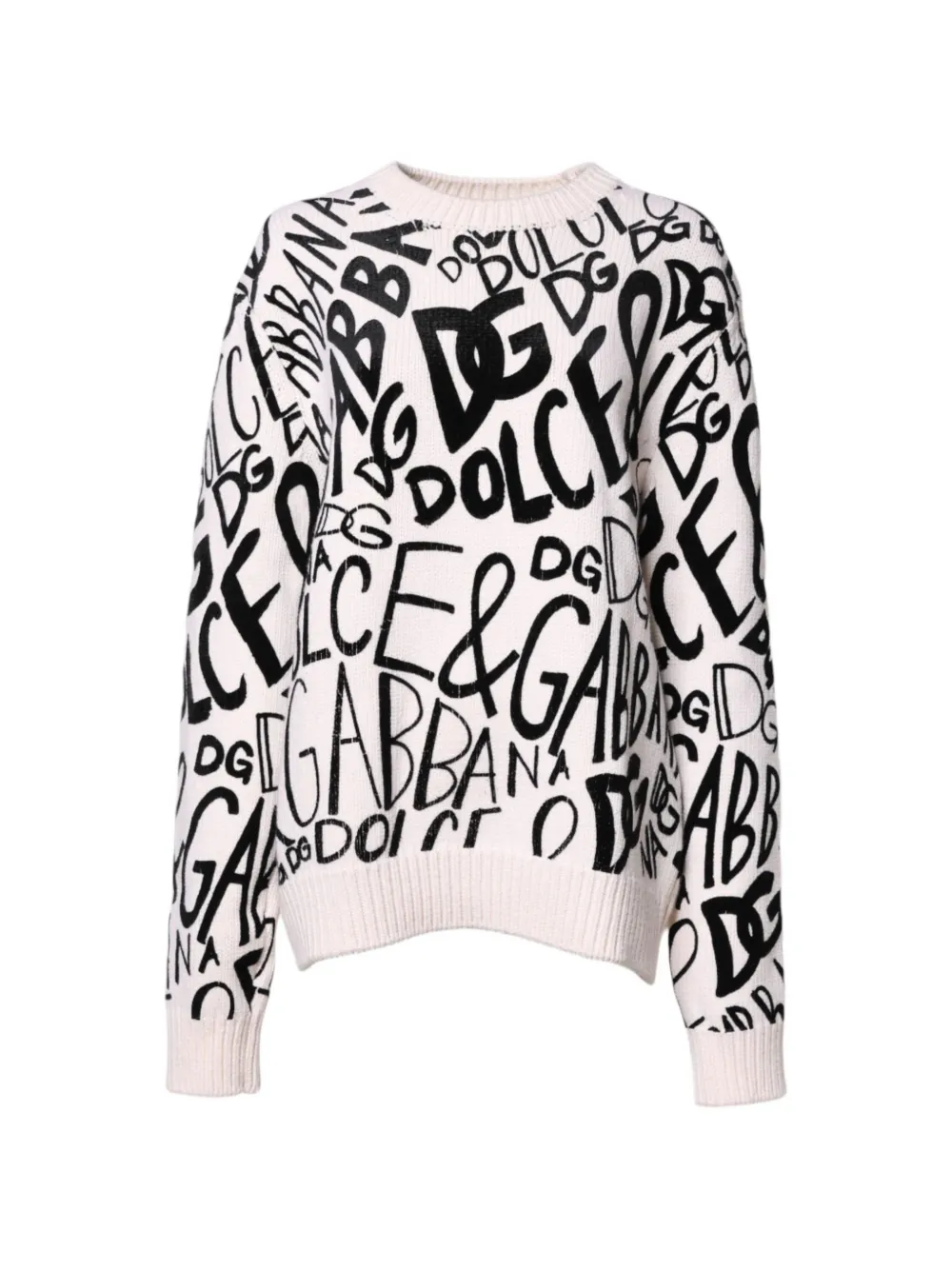 Dolce & Gabbana Maglione con logo - Bianco