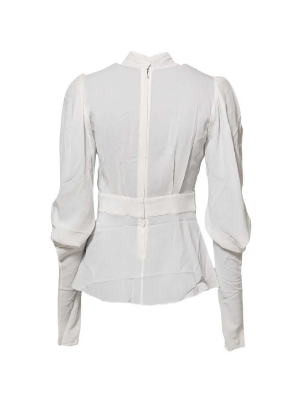 Dolce & Gabbana Blouse met pofmouwen Wit