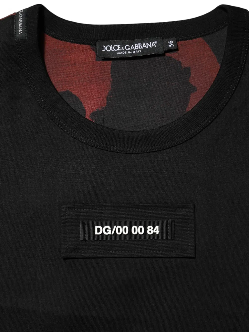 Dolce & Gabbana T-shirt met camouflageprint en logopatch Zwart