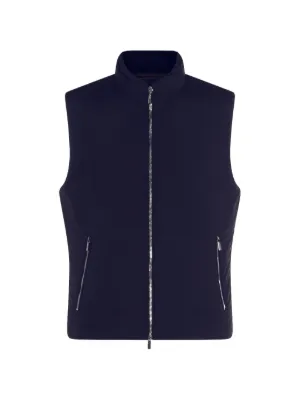 Fay zip-fastening Gilet | Blue | FARFETCH GE