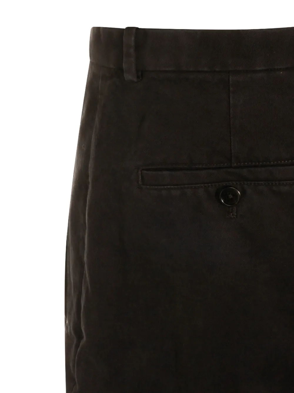 Jil Sander Straight plooibroek Zwart