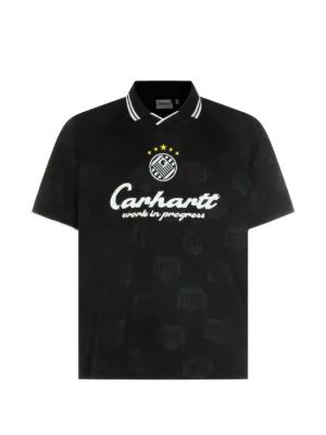 Neighborhood Camiseta Gola V Com Logo | Preto | FARFETCH BR