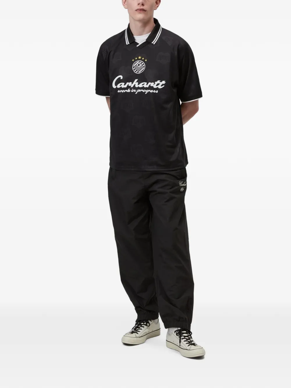 Carhartt WIP S S Terrace T-shirt met logoprint Zwart
