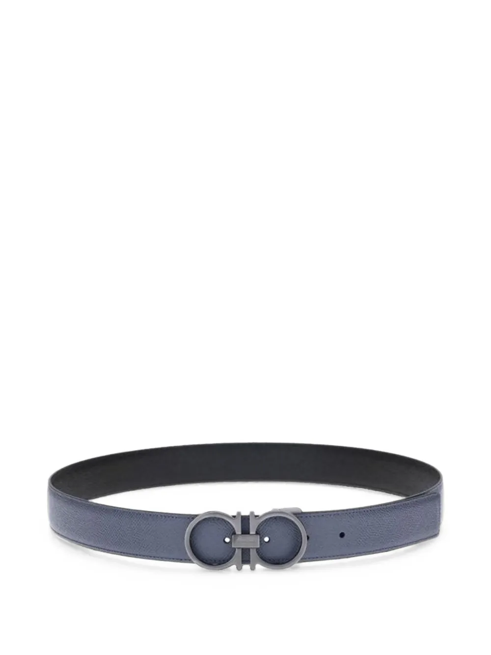 Ferragamo Gancini grained leather belt