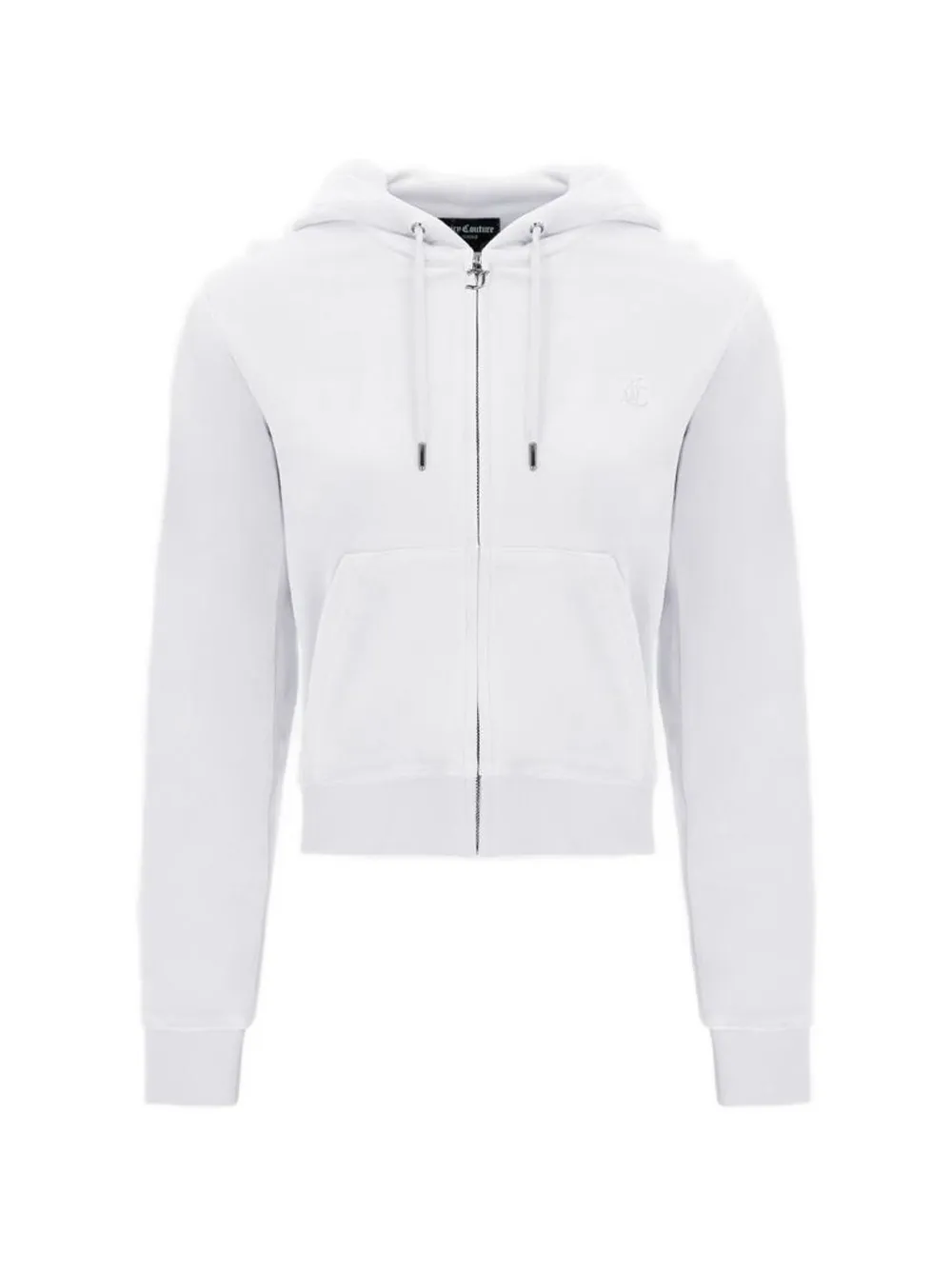 Juicy Couture Robertson logo-embroidered zip-up hoodie