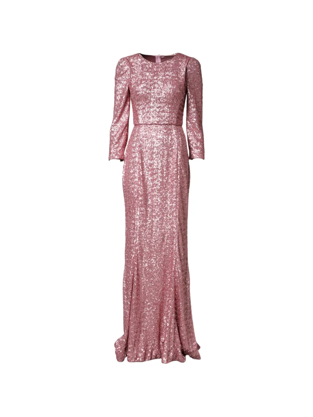 Dolce & Gabbana Abendkleid mit Pailletten - Rosa