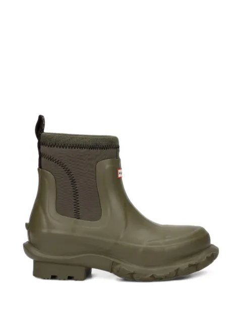 Hunter botas slip-on con parche del logo