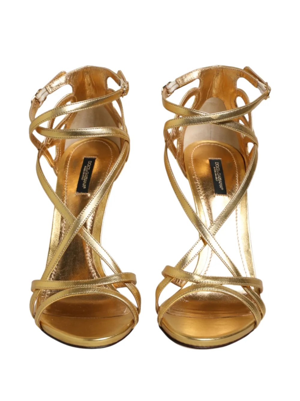 Dolce & Gabbana Keira strappy sandals Goud