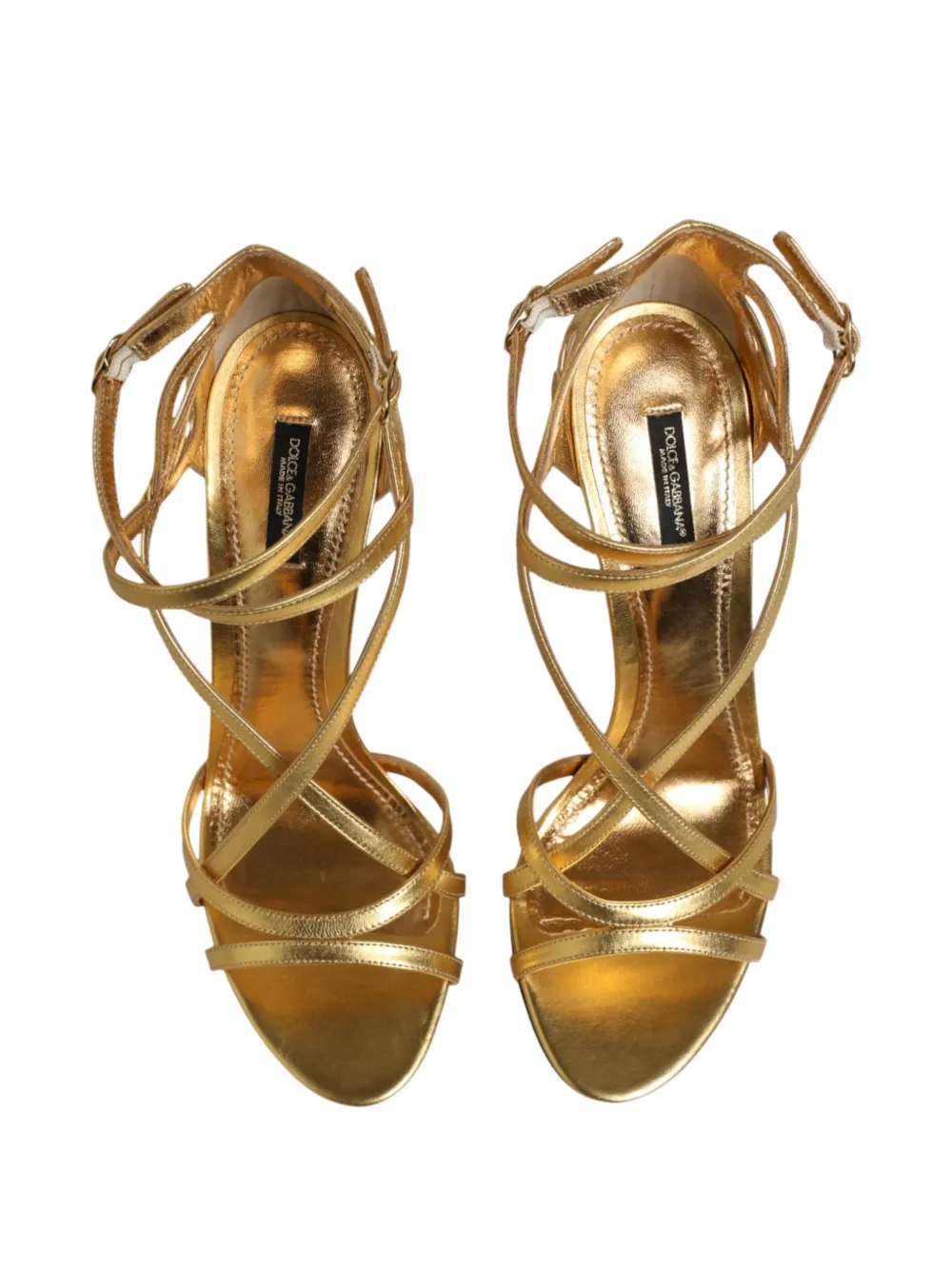 Dolce & Gabbana Keira strappy sandals Goud