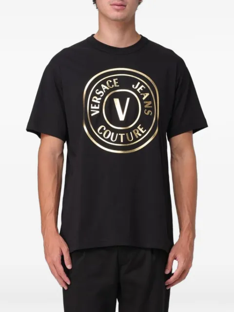 Versace Jeans Couture playera con logo estampado