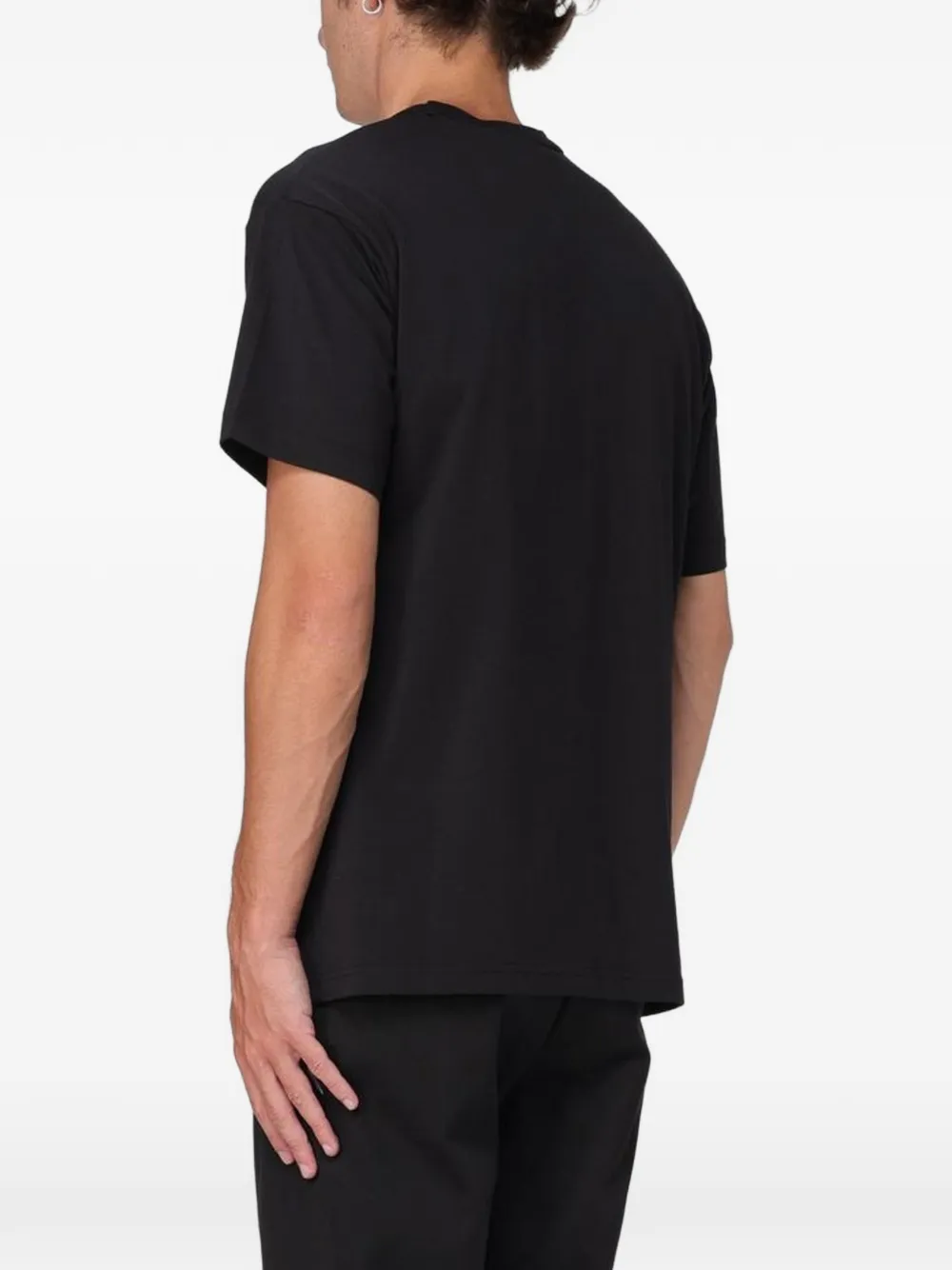 Versace Jeans Couture T-shirt met logoprint Zwart