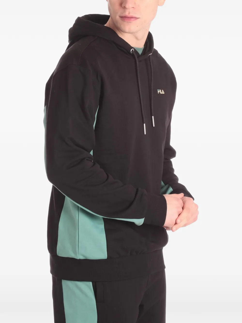 Fila Hoodie met logoprint Zwart