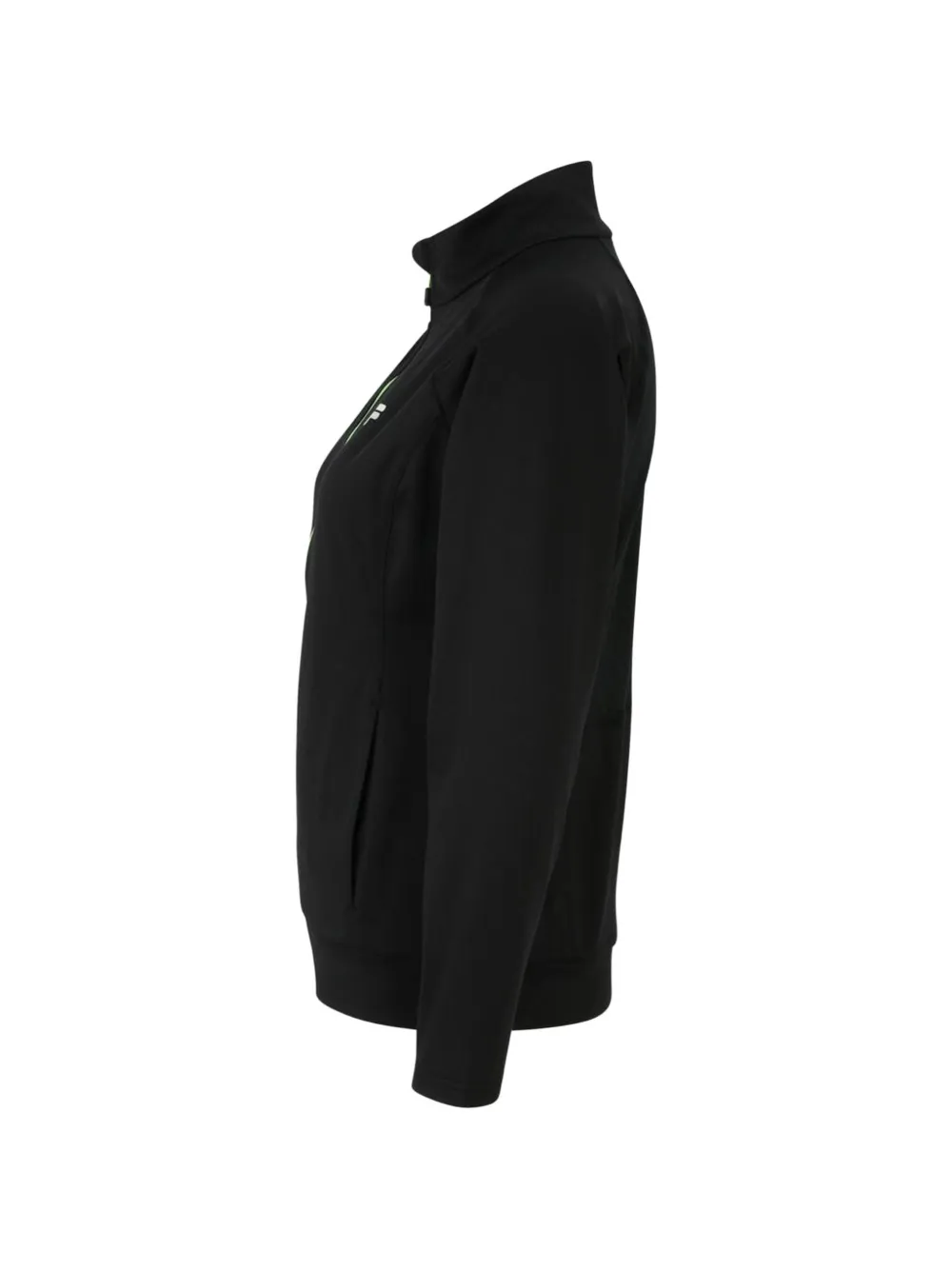 Fila Sweater met logopatch en rits Zwart