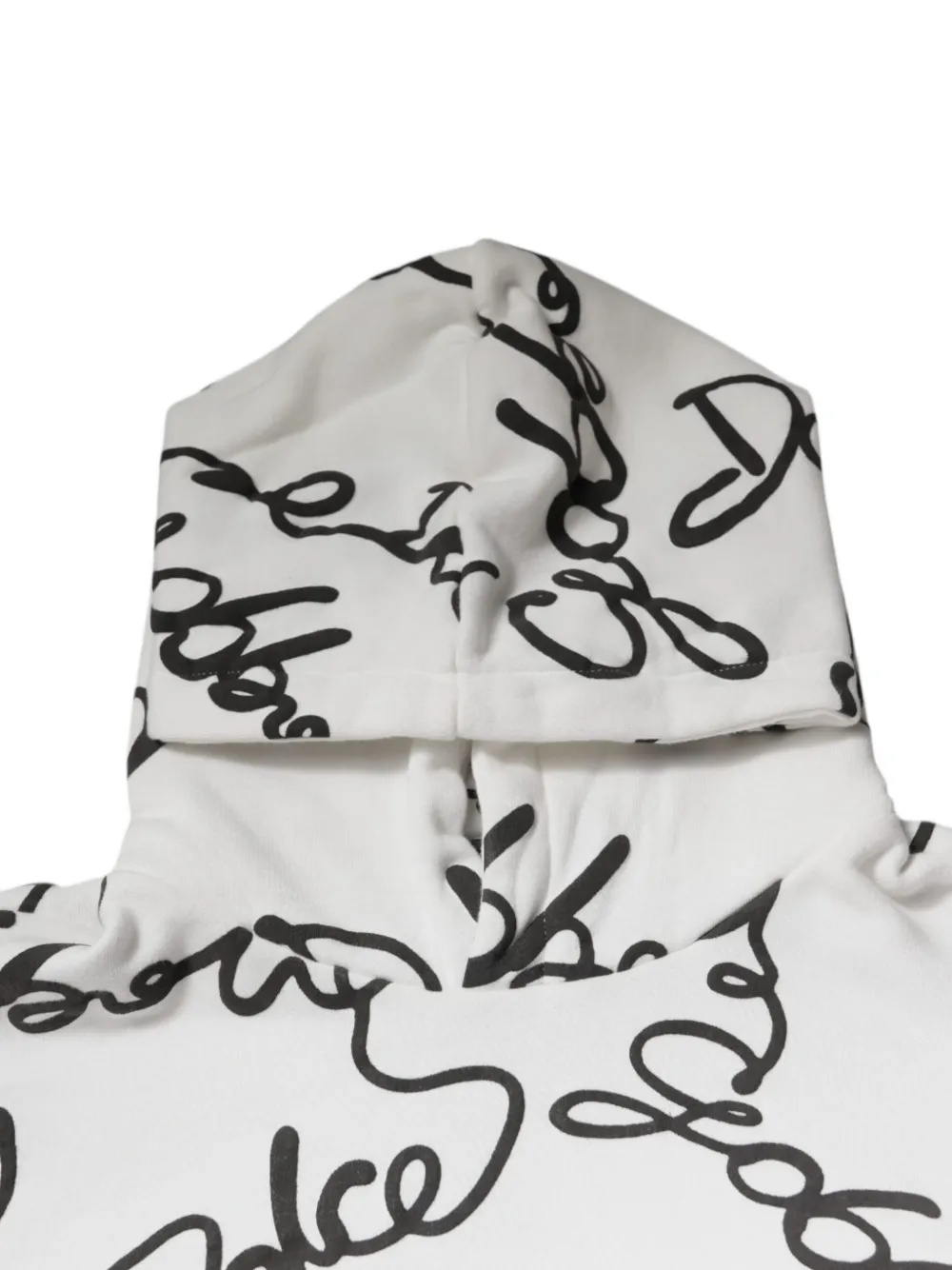 Dolce & Gabbana Hoodie met logoprint Wit