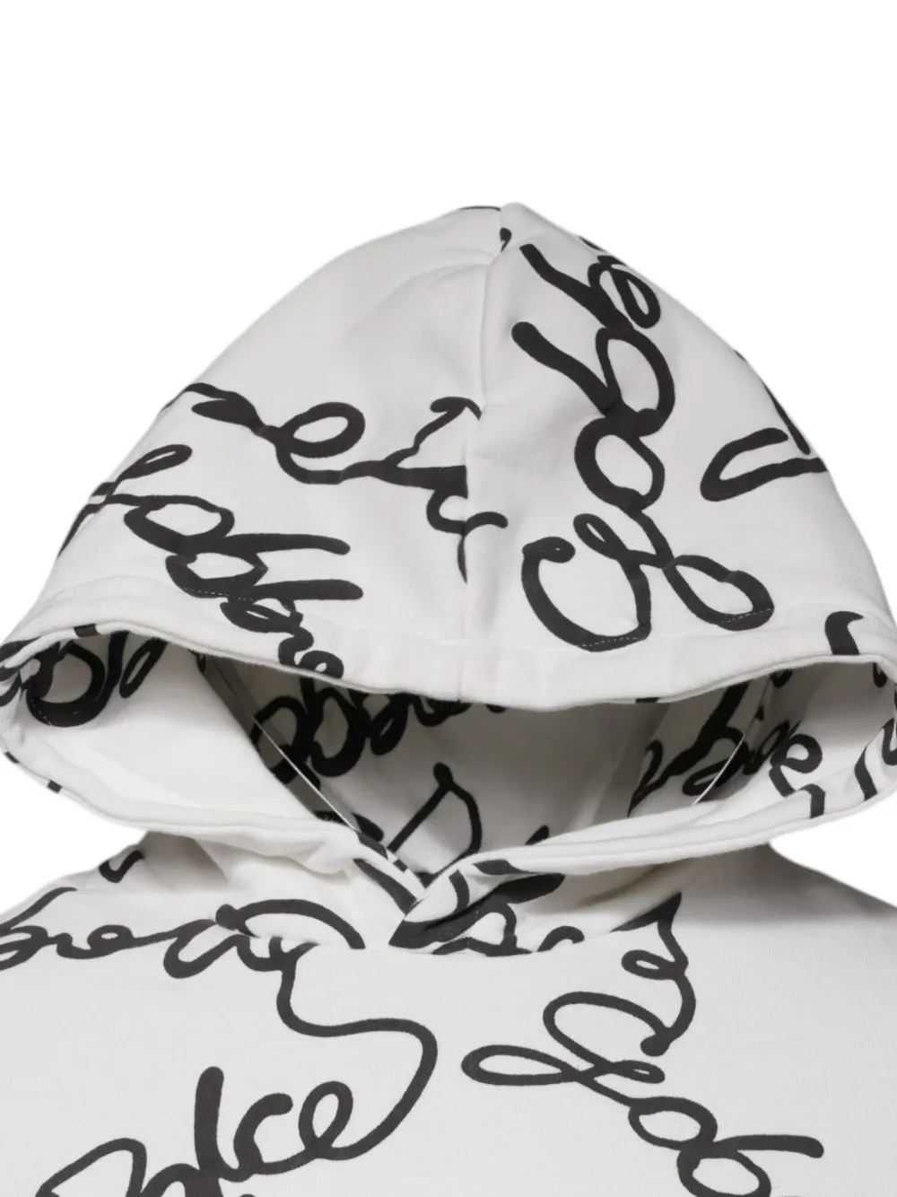 Dolce & Gabbana Hoodie met logoprint Wit