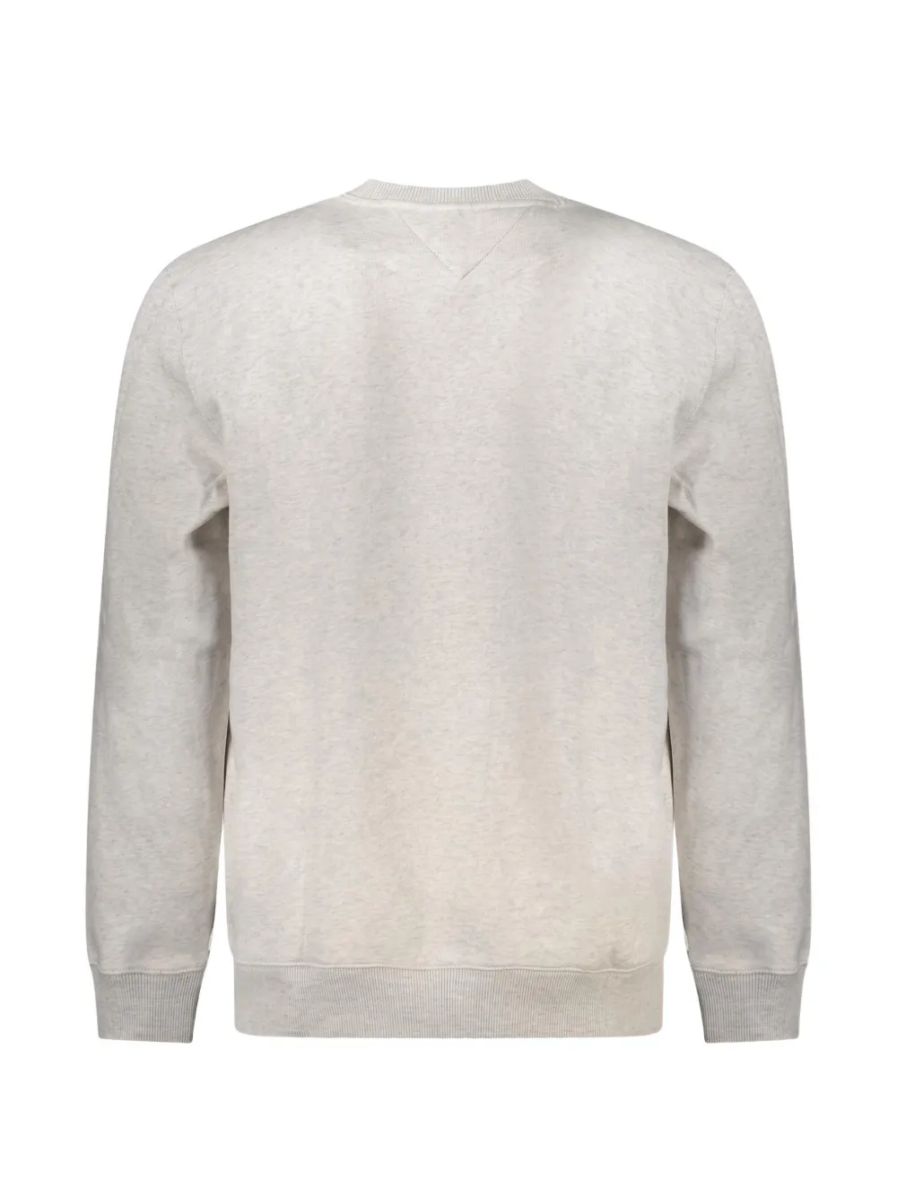 Tommy Hilfiger Flag-embroidered crew-neck sweatshirt Grijs