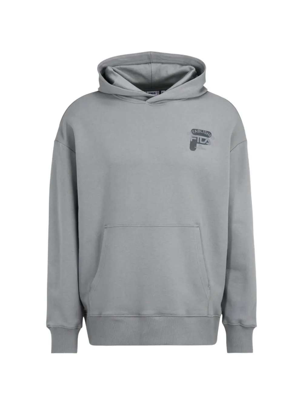 Fila logo-print cotton hoodie