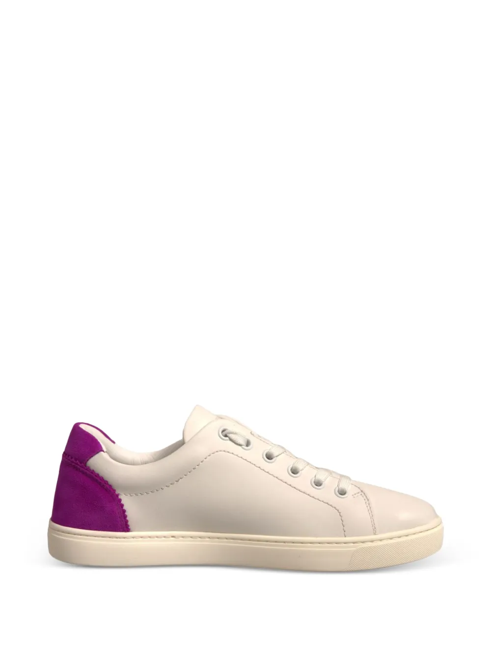 Dolce & Gabbana Sneakers mit Wildledereinsatz - Nude