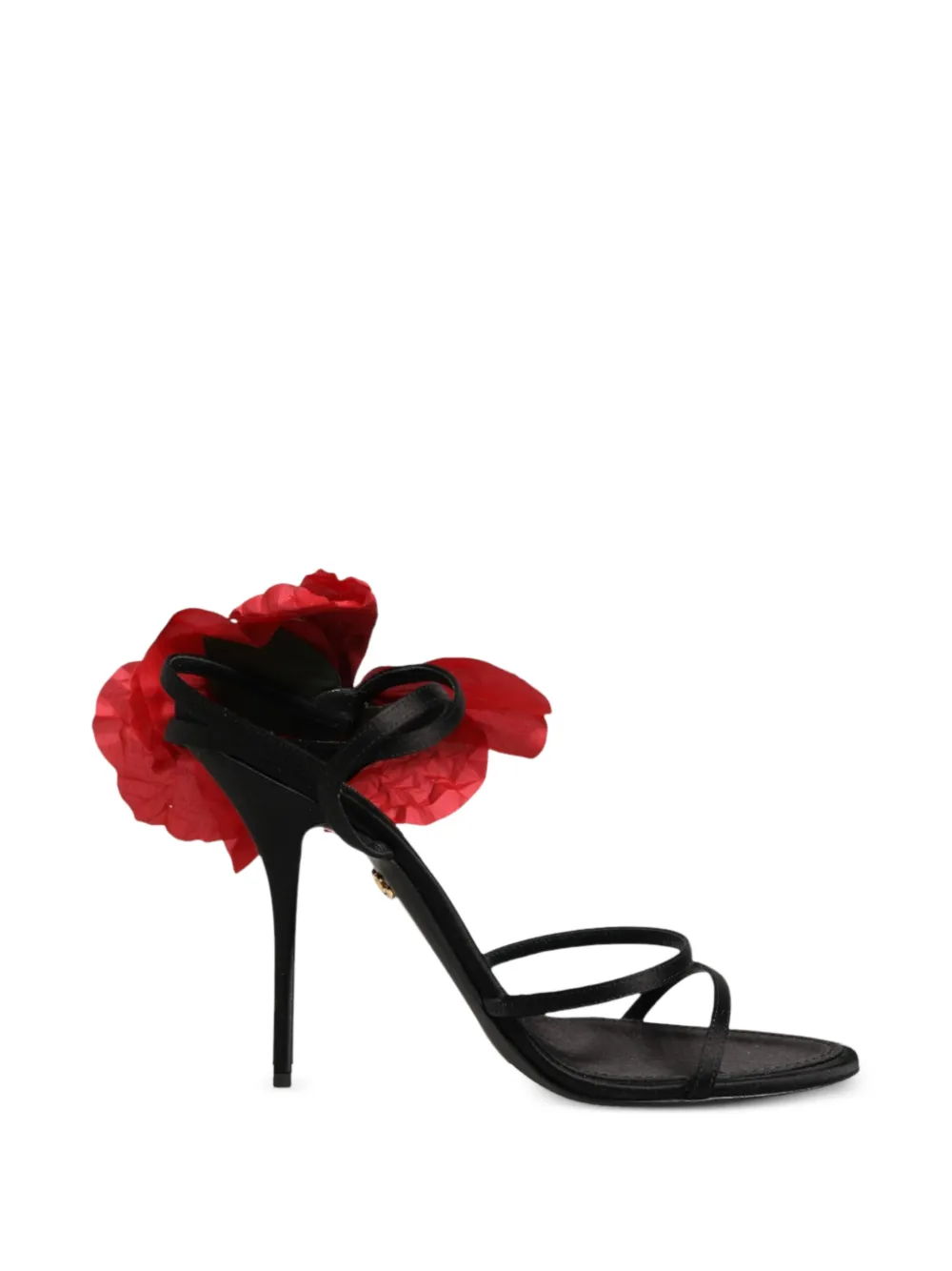 Dolce & Gabbana Sandalen met bloemendetail Zwart