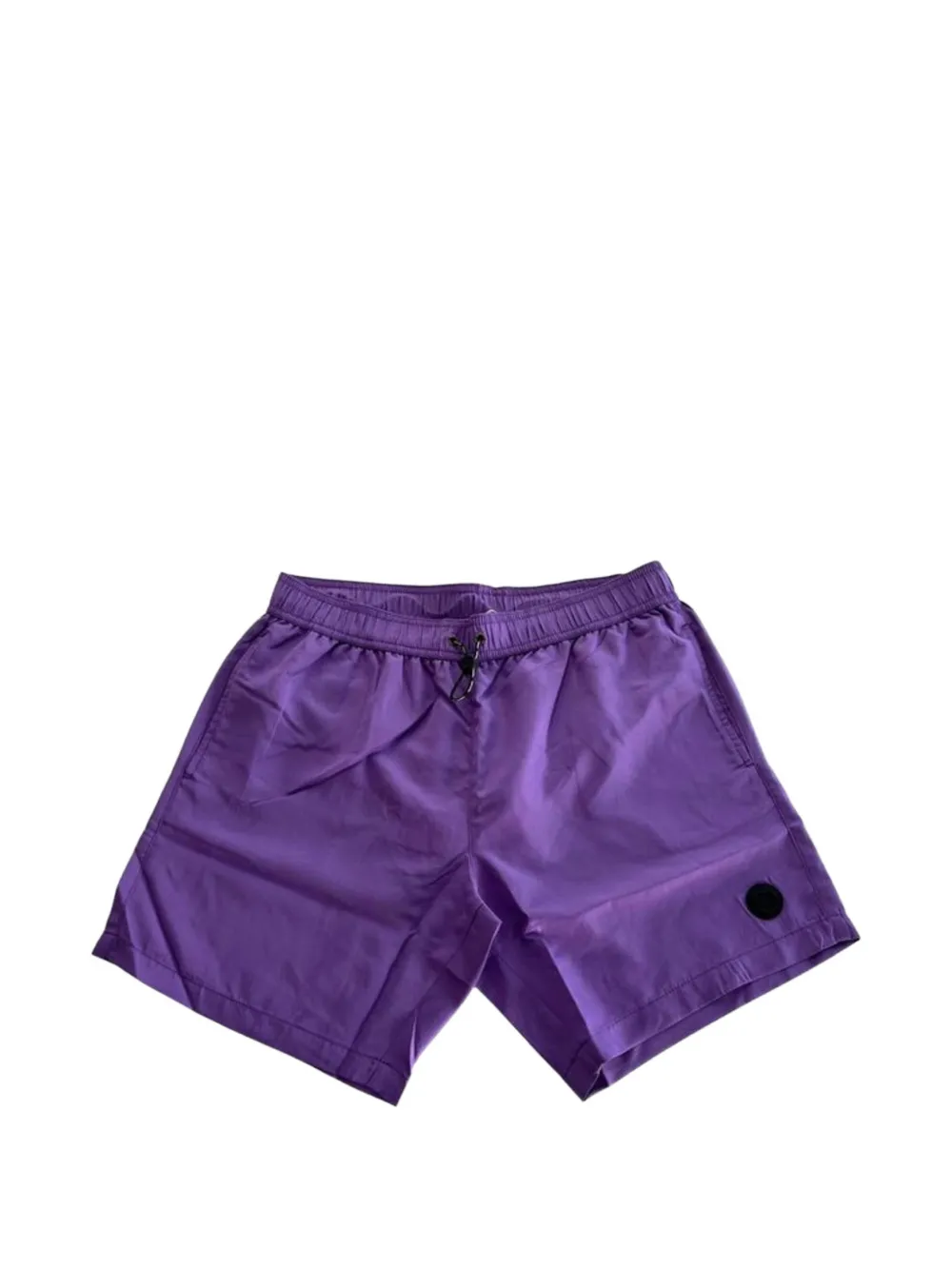 Trussardi logo-patch drawstring swim shorts