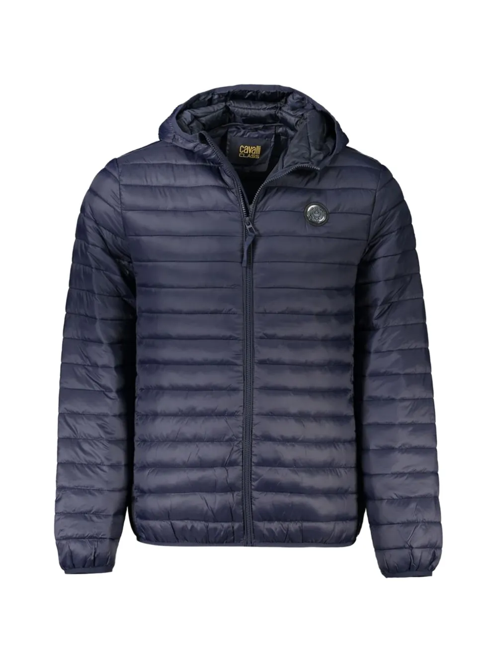 Cavalli Class Piumino trapuntato con cappuccio - Blu