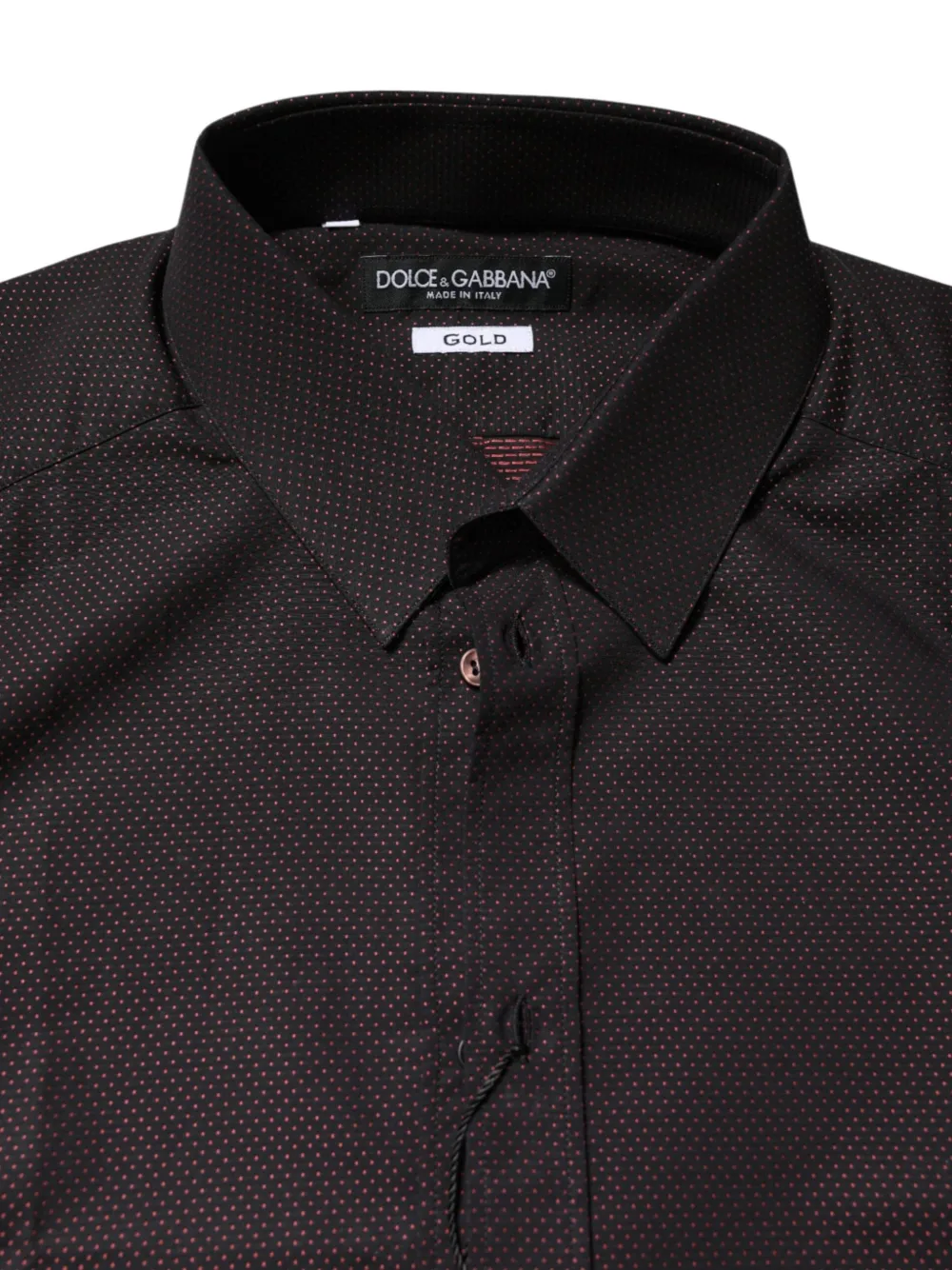 Dolce & Gabbana Overhemd met stippen en lange mouwen Bruin