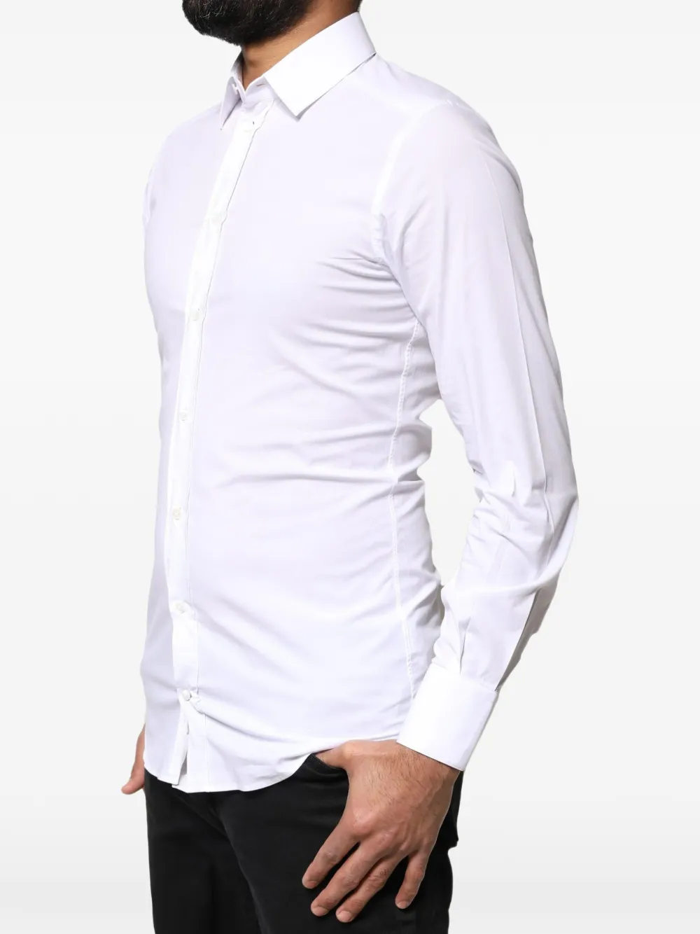 Dolce & Gabbana Getailleerd overhemd Wit