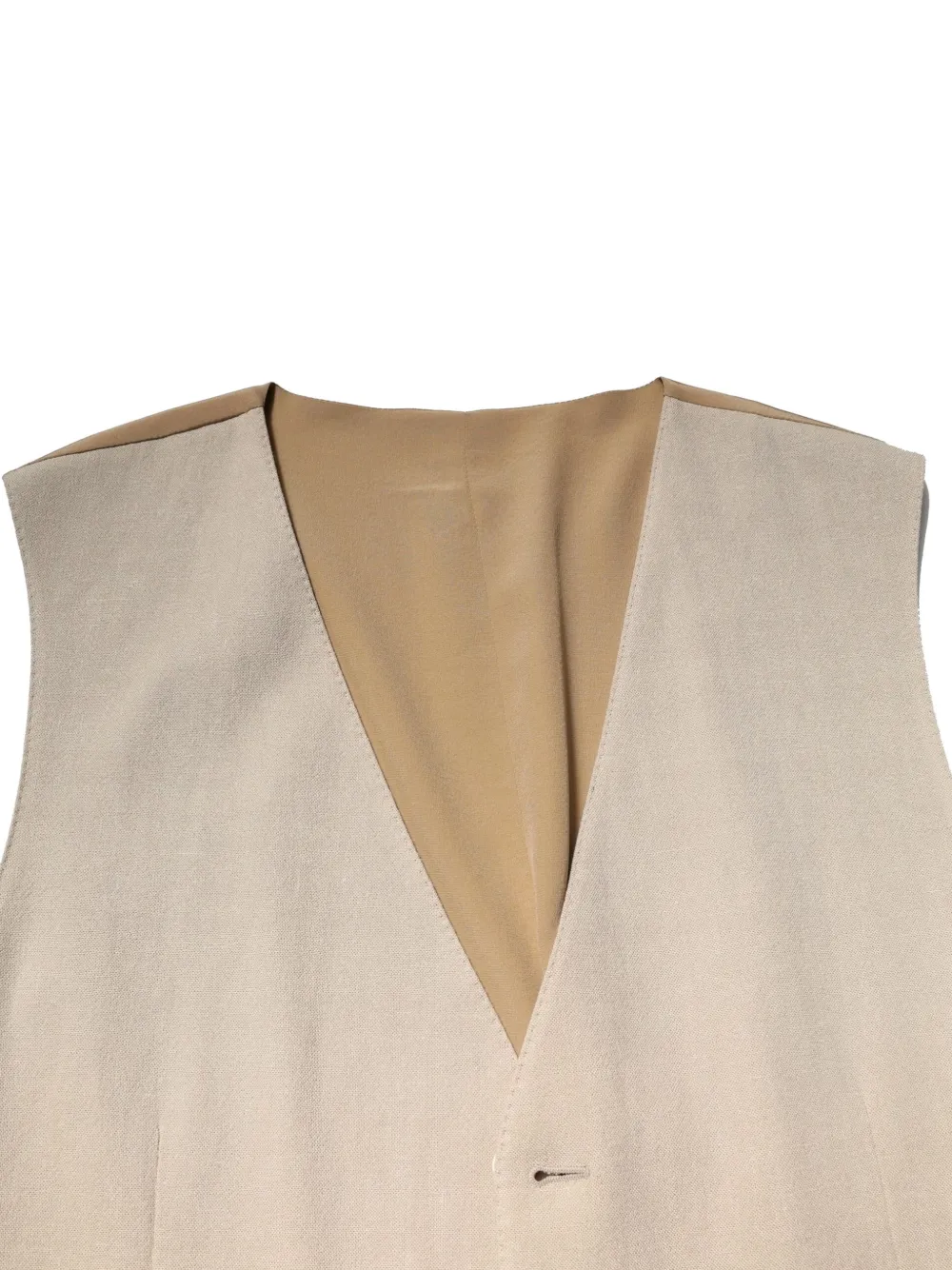 Dolce & Gabbana Linnen gilet Beige