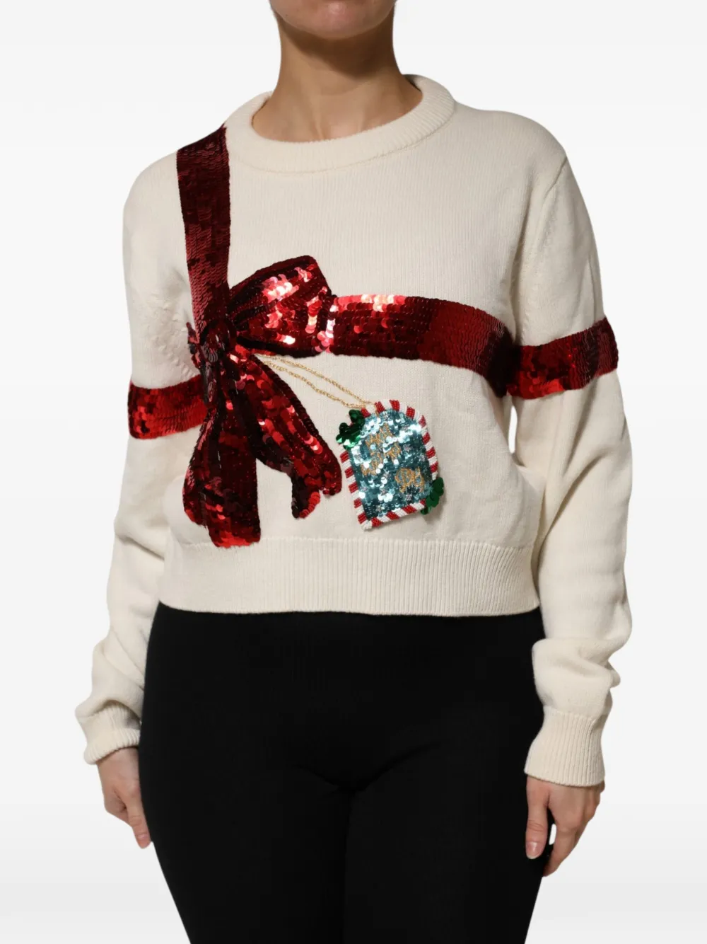 Dolce & Gabbana Maglione con paillettes - Toni neutri